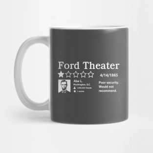 Abe Lincoln Ford Theater Review Mug